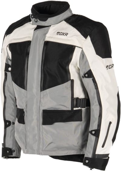 MOTOBLOUZ Motorvest CAIRO Mannen|4-seizoenen|Grijs/Beige/Zwart XXL CE-gekeurd
