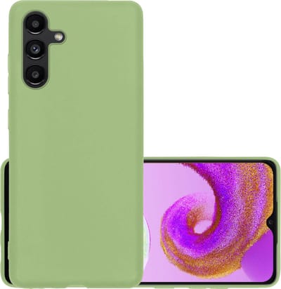 Hoesje - Geschikt voor Samsung Galaxy A04s - Sterk & Shockproof - Hoes Cover - Siliconen Case - Groen
