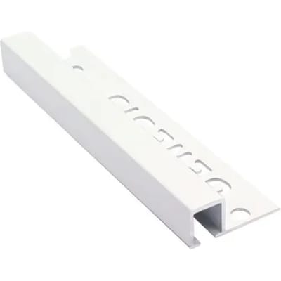 Genesis Hoekprofiel - Aluminium Wit - 10x10mm 2,7m