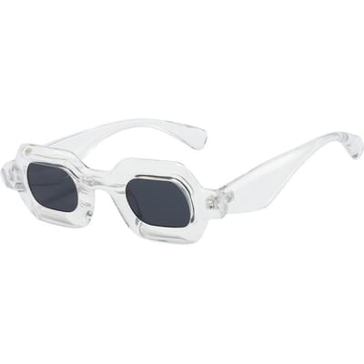 NOUVELLES Lunettes de Soleil Carrées Punk Pour Dames Pour Messieurs Y2K Hip Hop Monture Dégradée Lunettes de Soleil de Luxe pour les Vacances UV400 Pour Tous les Genres Lunettes de Soleil de Plage as picture
