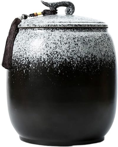 Theesets Grote keramische afsluitpot Theecake Opbergpot Keuken Organizer Losbladige theebussen Koffiedikopslag