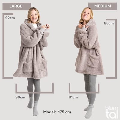 OmGoods - Dailygoody - Deken Trui - Hoodie Deken - Draagbare Deken - Uniseks - Diverse Kleuren en Maten - Warm en Comfortabel - Geschikt voor Dames, Heren en Ki.