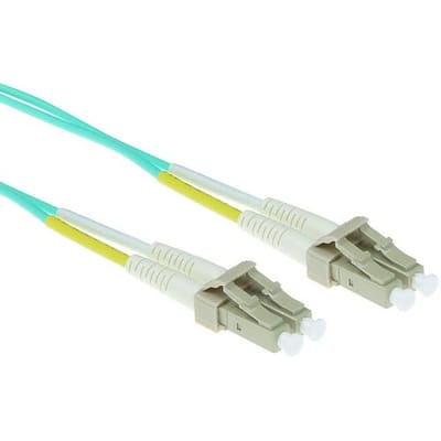 ACT 0,25 meter LSZH Multimode 50/125 OM3 glasvezel patchkabel duplex met LC connectoren RL9652