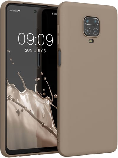 kwmobile telefoonhoesje geschikt voor Xiaomi Redmi Note 9S / 9 Pro / 9 Pro Max - Hoesje voor smartphone - Back cover in mat crème