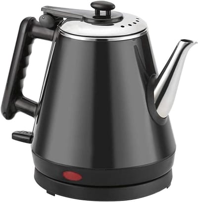 Waterkoker Kookplaat - Thee Waterkoker - Snel Water Koken - Dubbele Anti-Scald Laag - 1.2L Capaciteit - Zwart