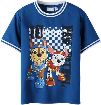 NAME IT - NMMMARGO PAW SS NREG POLY TOP CPLG - Jongens - T-shirts