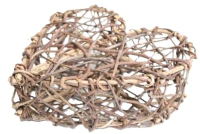 DBT Krans- Moederdag Hart Hout-Natuurlijke Materialen Naturel D 30 cm