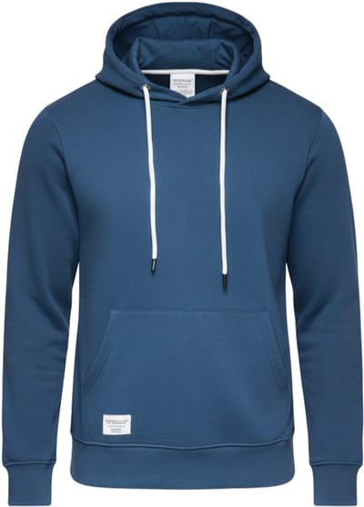 OMBRE Sweater - Regular Fit - Katoen - Lange Mouw Donkerblauw S
