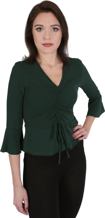 Blouse kaki - klokmouwen JOHN ZACK