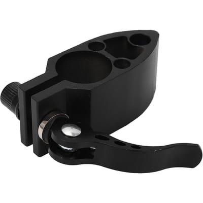 Collier de Pliage pour Trottinette 10 Pouces Alliage d'Aluminium Pièce de Rechange Tige Verticale Verrou Robuste pour Trottinette Électrique black