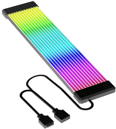 longziming -ARGB-lichtstrip – Adresseerbare RGB-lichtbalk – Flexibele LED-strip – Softwaregestuurde verlichting – Siliconen – Gelijkmatige lichtverdeling – 1 stuks