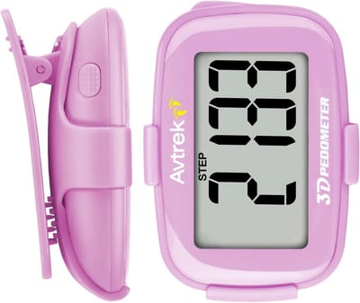 Mini Stappenteller - Loopmeter Activiteit - Dagelijkse Beweging - Geen App Nodig - 0.96 Inch Display - Roze