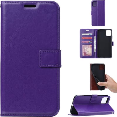 Bookcase Geschikt voor: Oppo Find X5 Pro - Paars - portemonee hoesje