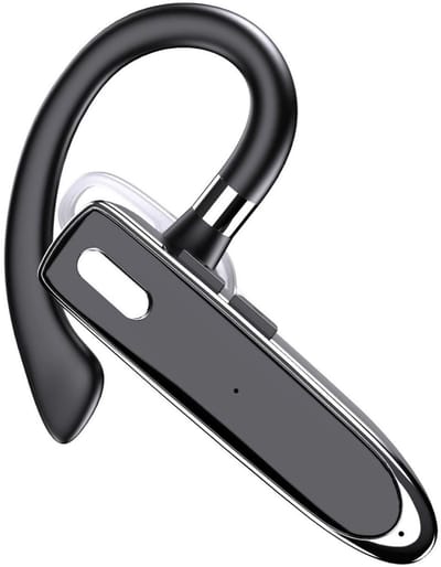 GELLDG Bluetooth-headset voor één oor - In-ear oordopje speelduur - CVC8.0 dual microfoon en mute functie - Geschikt voor autorijden, zakelijk gebruik en kantoor - Twee-apparaatverbinding - Plastic behuizing