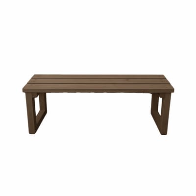 Stevige Houten Tuinbank Steigerhout 3 zits - Buitenbank - Lichtgewicht – Gemonteerd Geleverd - Bruin Tuinbank 170x45x38 cm - Ideaal voor Drie Personen - Behandeld Met Olie (beits) - Bank voor Tuin / Terras / Balkon - 3 zits bank