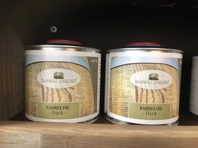 Barrel Oil Dark / onderhoudsolie voor Wijnvat & Wijnvat Meubels / Olie