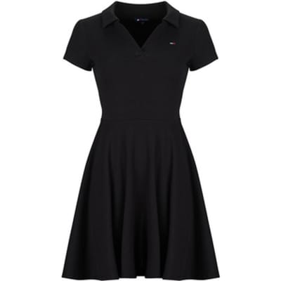 Tommy Jeans  Korte Jurk TJW RIB F F POLO MINI DRESS EXT