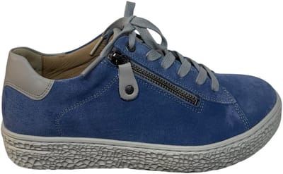Hartjes - 162.1401/99 - Dames veterschoenen - Kleur: Blauw - Maat: 41