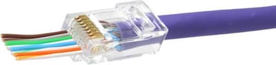 DINTEK - passthrough connector/plug (100 pcs) - CAT6 - 1501-88060