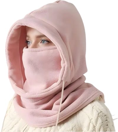 Livano Winter Masker - Balaclava - Ski Mask - Ski Masker - Bivakmuts - Full Face Mask - Roze