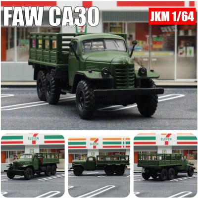 1:64 Faw Mv3 Militair Transport Vrachtwagen 1/64 Jkm Diecast Speelgoed Auto Voertuig Model Klassiek Zinklegering Metaal Verzameling Cadeau Voor Kind