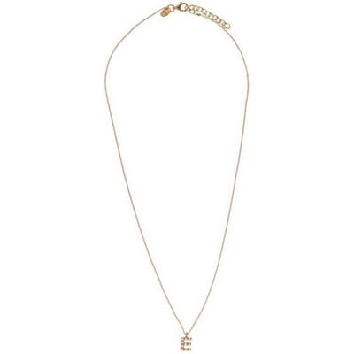 ALISIA AL4258.01.905 GOLD-PLATED LETTER E KETTING MET PARELS 1 STUK