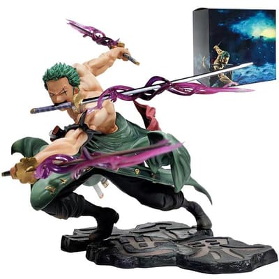 Nieuwe One Piece Roronoa Zoro Anime Actiefiguur Sa-Maximum Manga Standbeeld voor Bureau Ornament Collectie Model Speelgoed Kindercadeau