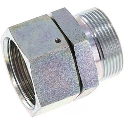G 1 1/2'' F/M Verzinkt Stalen Neusstuk 125 Bar - Hydrauliek - FL2S-FM-EZ-112G-I