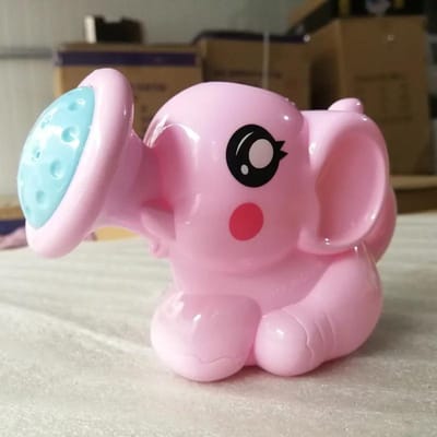 Baby Cartoon Wol Klassiek Douche Bad Speelgoed Drukknop Spuit Badkamer Zwemmen Baden Douche Educatief Speelgoed Voor Kind Cadeau pink