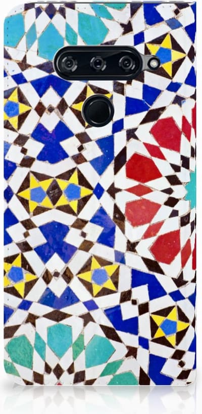 LG V40 Thinq Standcase Mozaïek