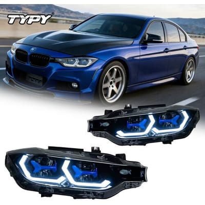 TYPY LED Koplampen Set van 2 voor BMW F30 F35 2012-2019 - Incl. Automatische Mistlamp, DRL, Remlichten en Richtingaanwijzers