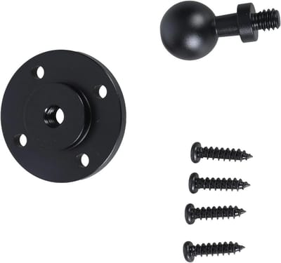 Multifunctionele Aluminium Adapter Beugel voor 17mm naar 1/4 inch Male Verbinding met Schroeven