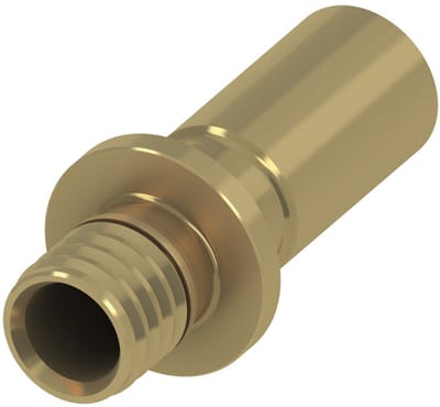TECE TECEflex soldeer- en knelfitting, silicium brons, afmeting 16 naar 15 mm CU, 716316