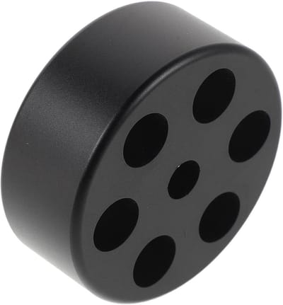 Platen Stabilisator - Vinyl Gewicht - Verbeter Geluid - Antiresonantie Ontwerp - 5x5x2 cm - Zwart