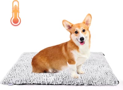 Nobleza Zelfverwarmende Hondenmat - Warmtemat Hond & Kat - Zonder Stroom - Wasbaar - Antislip - Comfortabele Dierenmat - 70x50 cm - Grijs