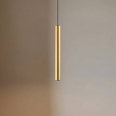 Lindby LED hanglamp Lumaro, goud, 27 cm, 48V, dimbaar