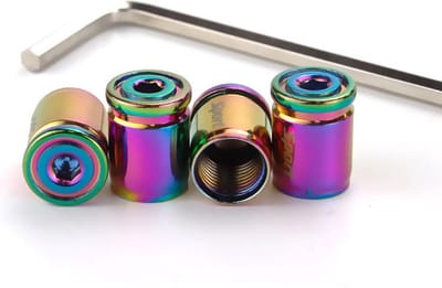 Ventieldoppen Sport Anti-theft Oil antidiefstal 4 stuks olie