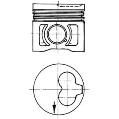Zuiger KOLBENSCHMIDT 91 386 600