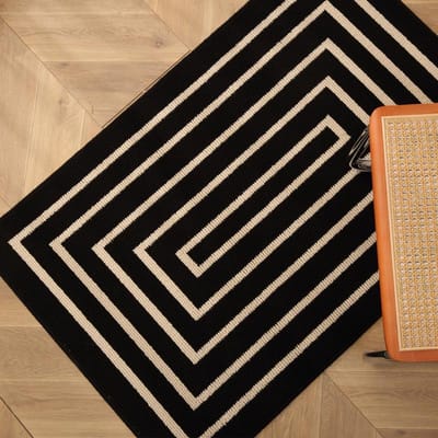 Nouveau Tapis d'Entrée Chinois Haut de Gamme Tapis de Porte d'Entrée Tapis de Couloir de Salon Tapis de Lit Tapis de Sol d'Entrée Résistant à la Saleté Ménage 80X100CM