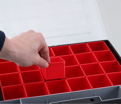 Allit Assortimentsdoos met 9 uitneembare sorteerbakjes