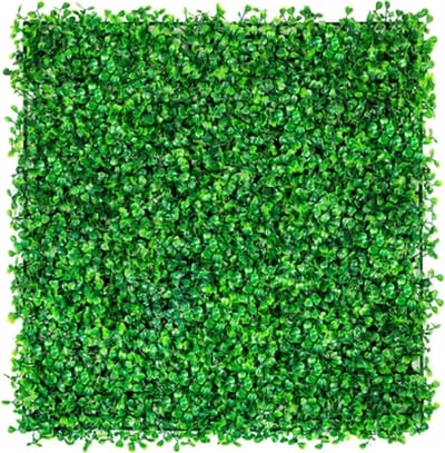 Kunstplantenmuur - Plantenmuur - Plantenmuur - Privacyscherm - Kunsthaag - Decoratie voor binnen en buiten - 50 x 50 cm - 12 stuks