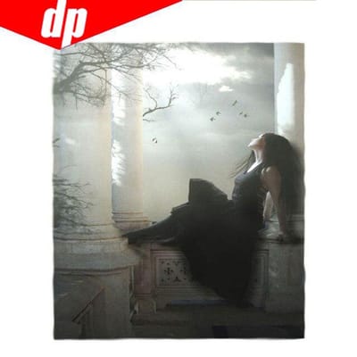 5D DIY Diamond Painting liggend meisje Diamond Borduren 3D Cross Stitch Handwerken 20X30 gray