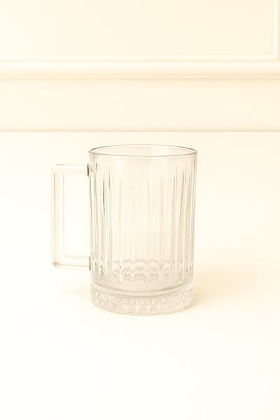 Mevaz Crystal 6-delige glazen set – waterglazen, theeglazen, koffieglaasjes, longdrinkglazen – 300 ml – luxe kristal design