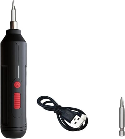 Elektrische Schroevendraaier - Accu Boor - Precisie Reparatie - Dubbele Modus - Type C Opladen - Zwart
