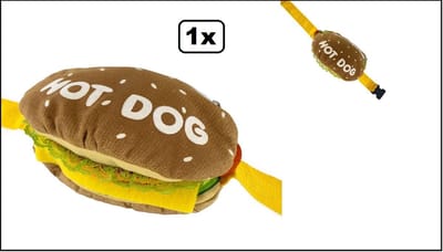 Heuptas Hotdog verstelbaar - Carnaval festival thema party fastfood gala feest food Optocht