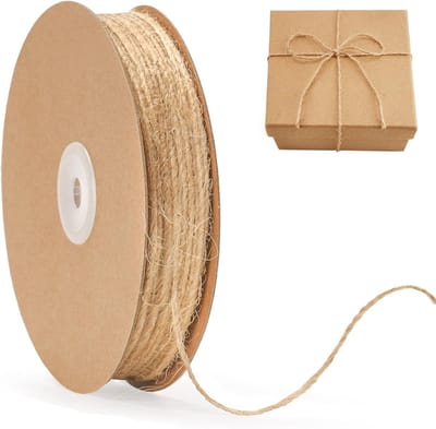 Jute Touw - Klus Touw - Tuinieren en Knutselen - 2 Laags Gevlochten - 100 Meter 1.5mm - Natuurlijk