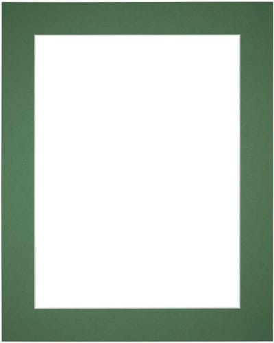 Passe-Partout Fotomaat 15x20 cm - Lijstmaat 25x30 cm - Groen Bos - Museumkarton - Fotolijst niet inbegrepen