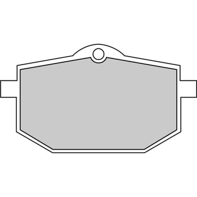 Plaquette de frein Ferodo pour Moto Yamaha 600 Tt Japon 1989 AV / FDB583P Neuf