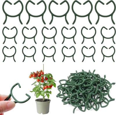 Herbruikbare plantenclips - 200 stuks in 3 maten voor tomaten, groenten en fruit - Ideaal voor tuinieren en professionele plantenverzorging