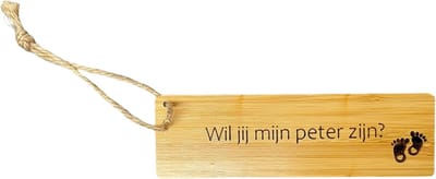 Boekenlegger - Bladwijzer - Boeken legger - Boekenleggers - Peter vragen - Wil je mijn peter zijn - Wil je mijn peter worden - Peetoom vragen